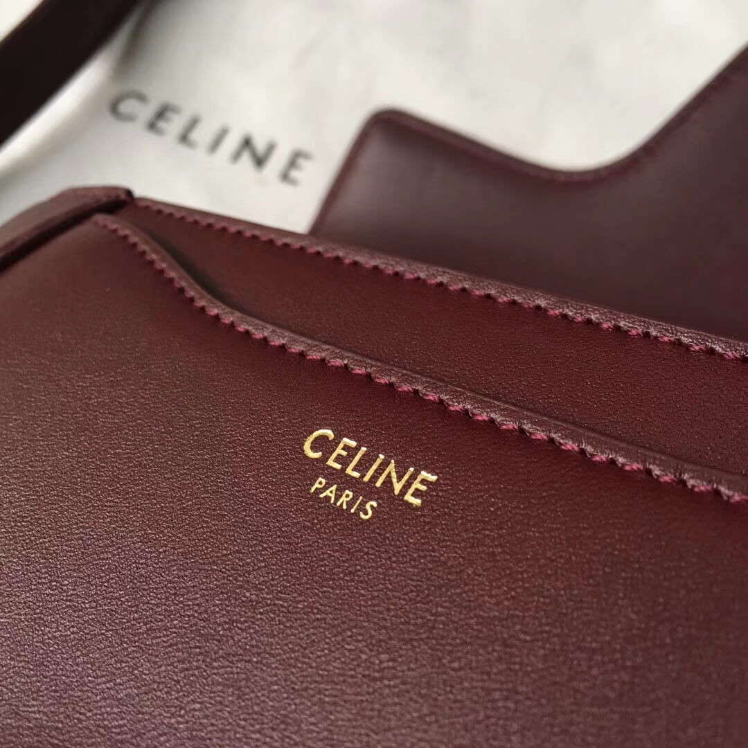 Celine Small Besace 16 Bag In Satinated Calfskin 188013