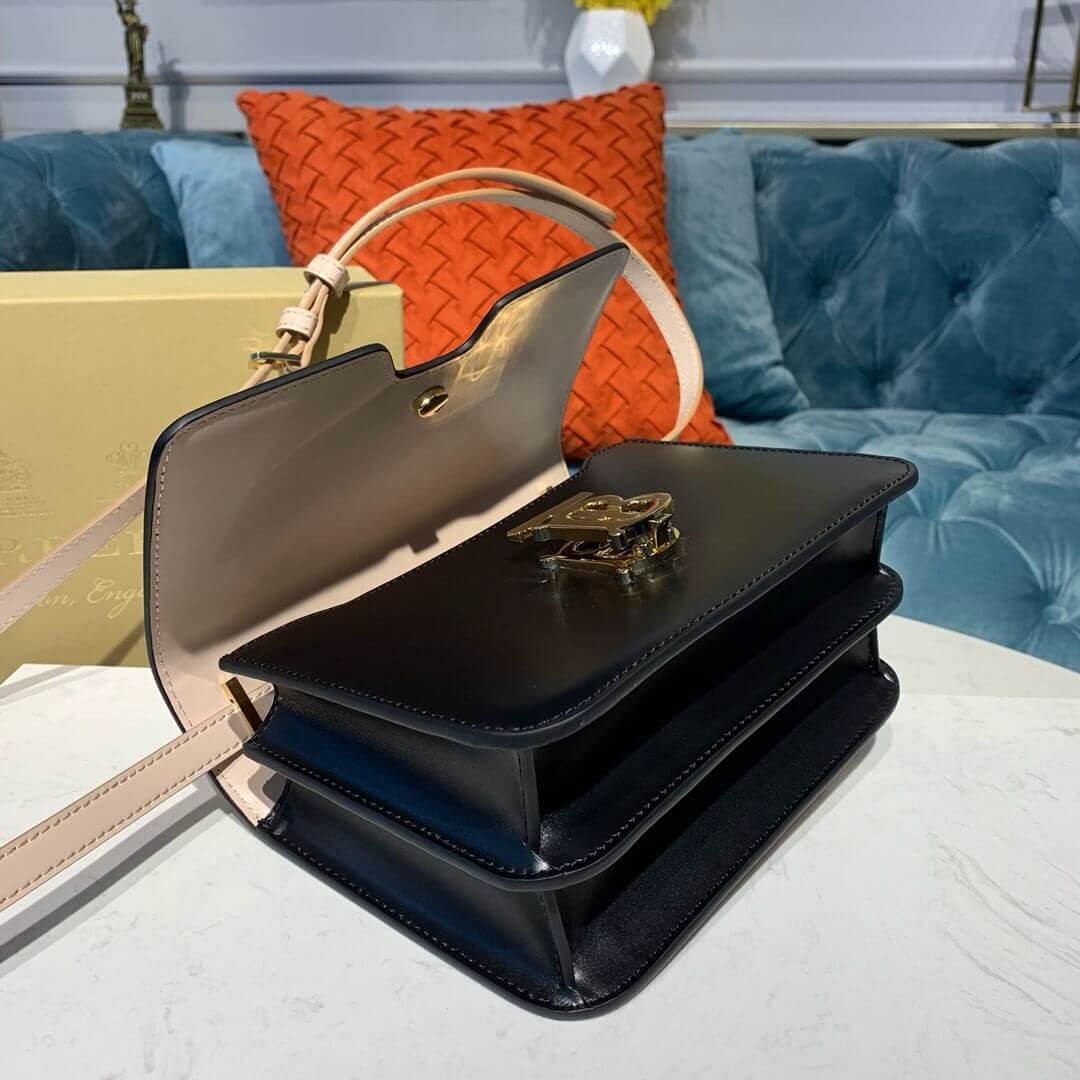 Burberry Small Two-tone Leather TB Bag 80134541