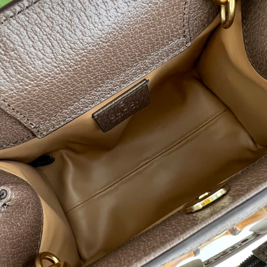 Gucci Diana Jumbo GG Mini Tote Bag 655661 Brown