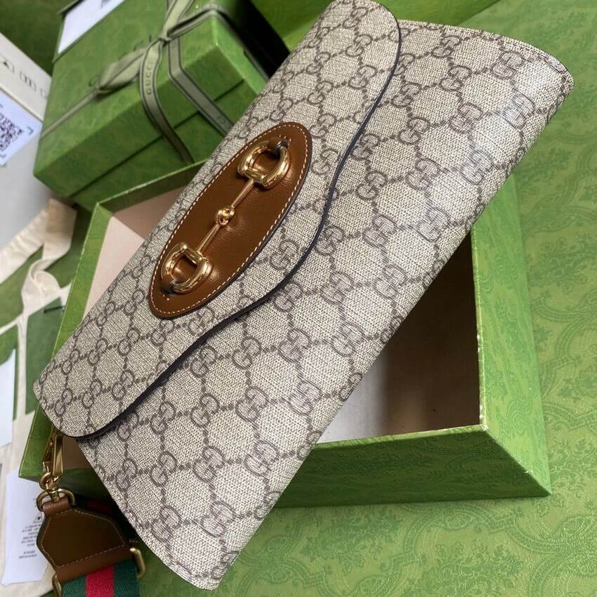 Gucci Horsebit 1955 Small Bag In GG Supreme 677286
