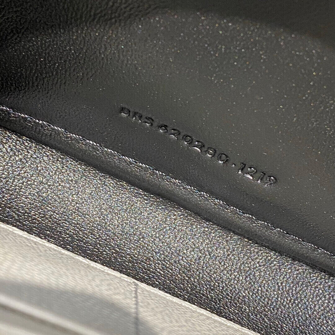 YSL Saint Laurent Monogram Chain Wallet In Mix Matelasse Grain Leather 620280