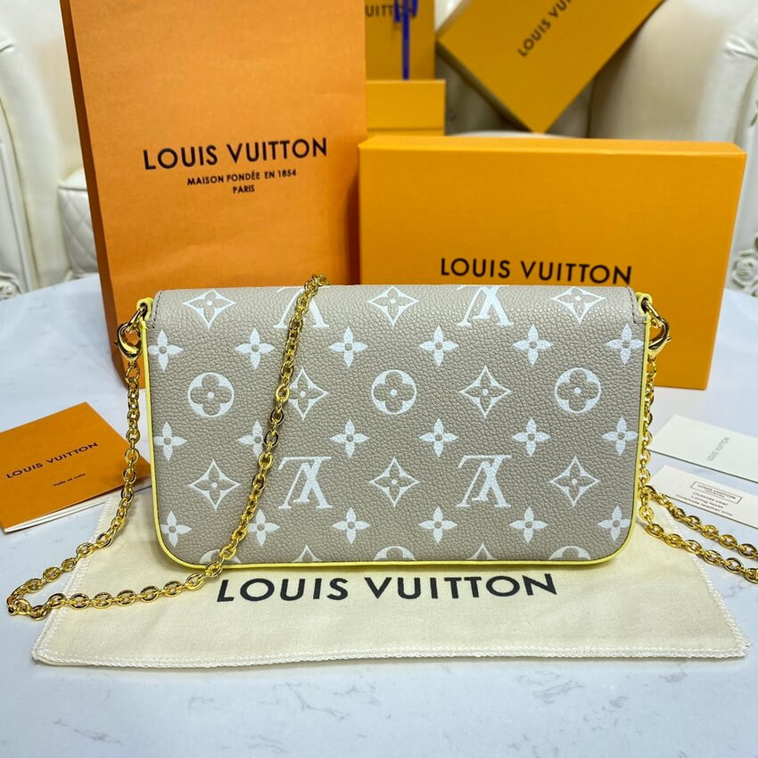 Louis Vuitton Monogram Empreinte Leather Felicie Pochette M81359