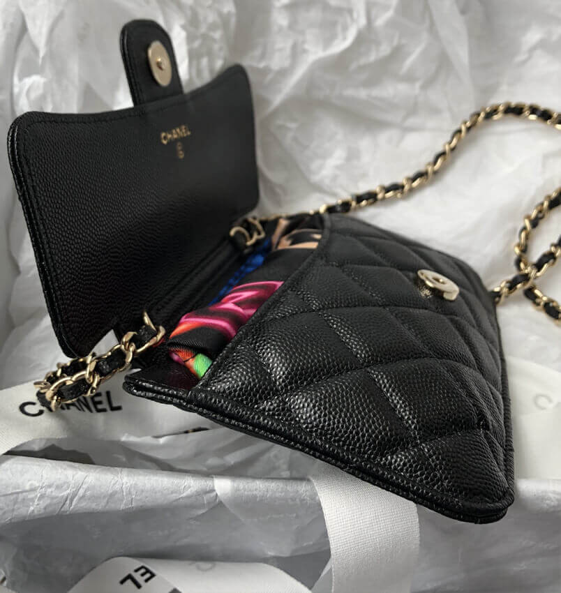 Chanel Foldable Tote Bag With Chain AP2095