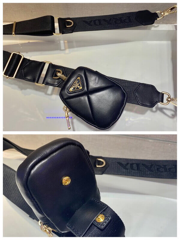 Prada System Lambskin Leather Patchwork Bag 1BD291