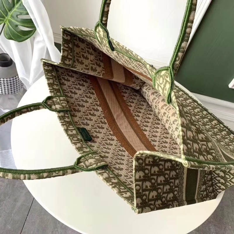 Christian Dior Book Tote Bag Oblique Print M1286