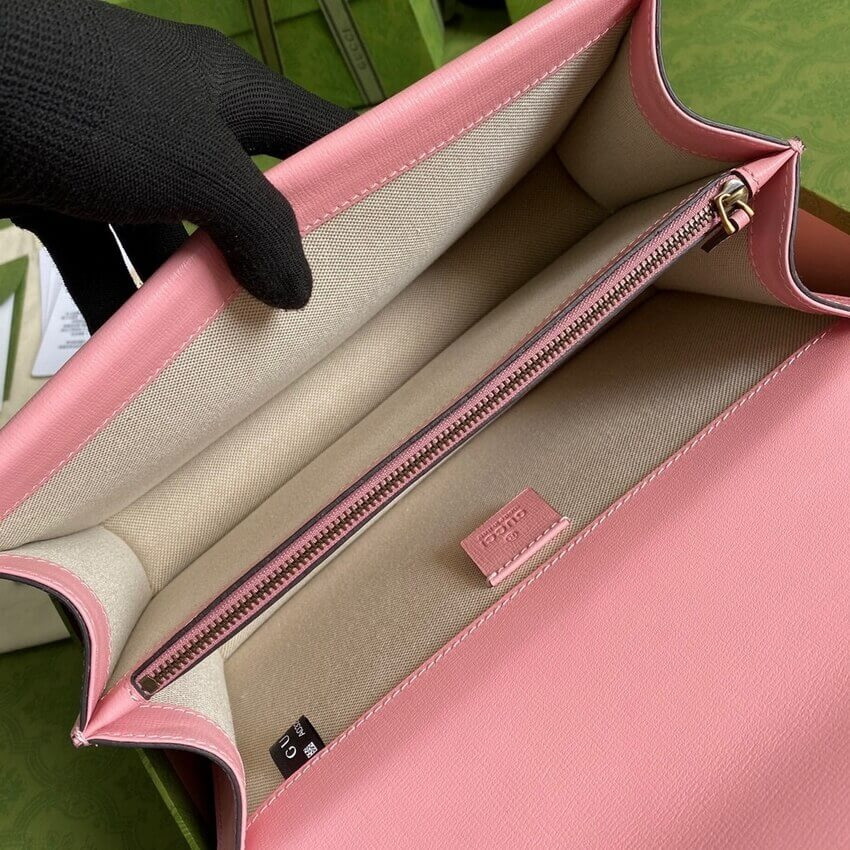 Gucci Dionysus Small Shoulder Bag 400249 Red and Pink Leather