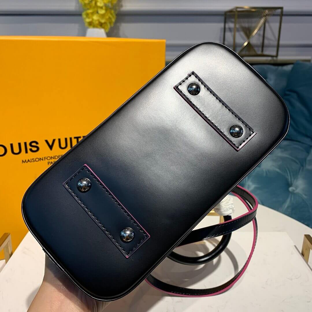 Louis Vuitton Epi Leather Alma BB M40302 Black/Pink