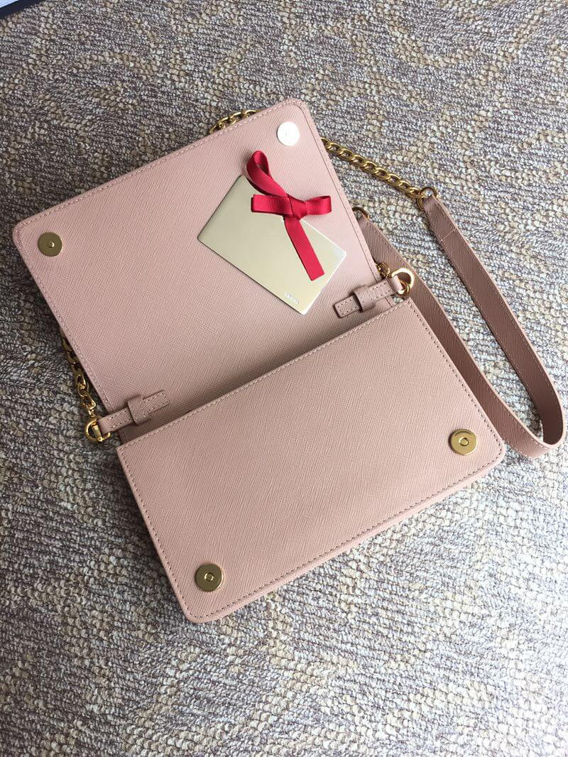 Prada Saffiano Leather Shoulder Bag 1BP012