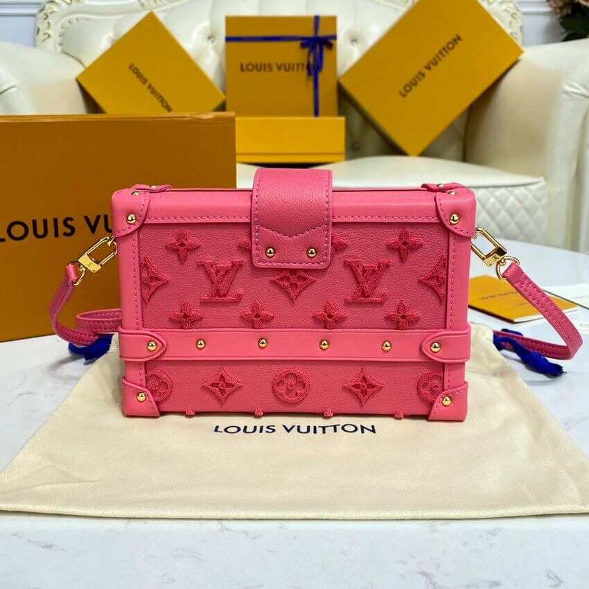 Louis Vuitton Petite Malle Bag M20745 Fluo Pink