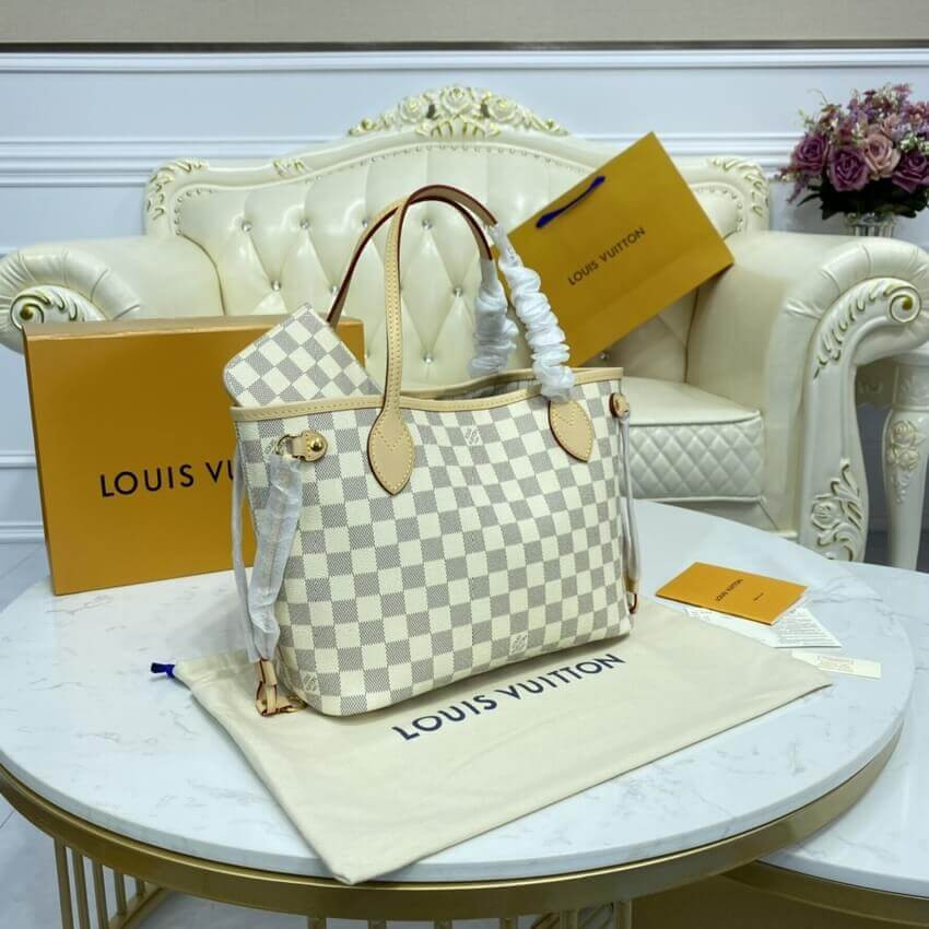 Louis Vuitton Damier Azur Neverfull PM N41362