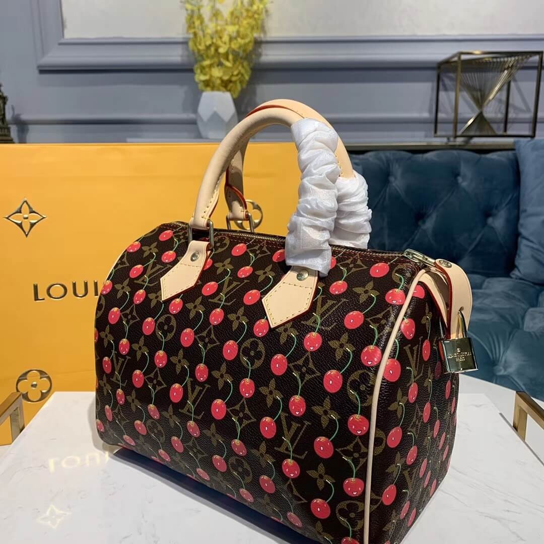 Louis Vuitton Monogram Cerises Speedy 25 M41108