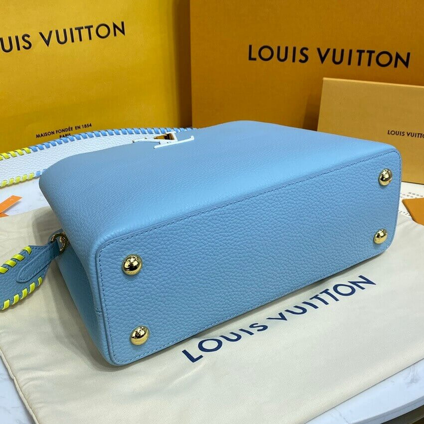 Louis Vuitton Capucines MM Bag M57672 Olympus Blue