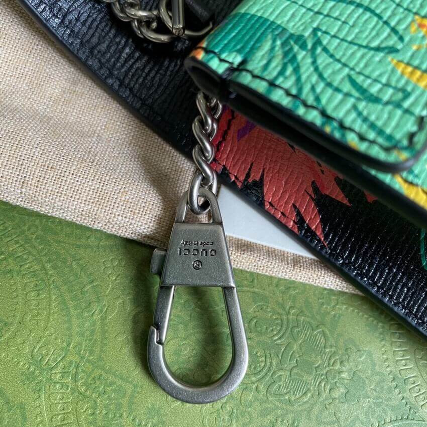 Gucci Dionysus Ken Scott Print Super Mini Bag 476432 Black