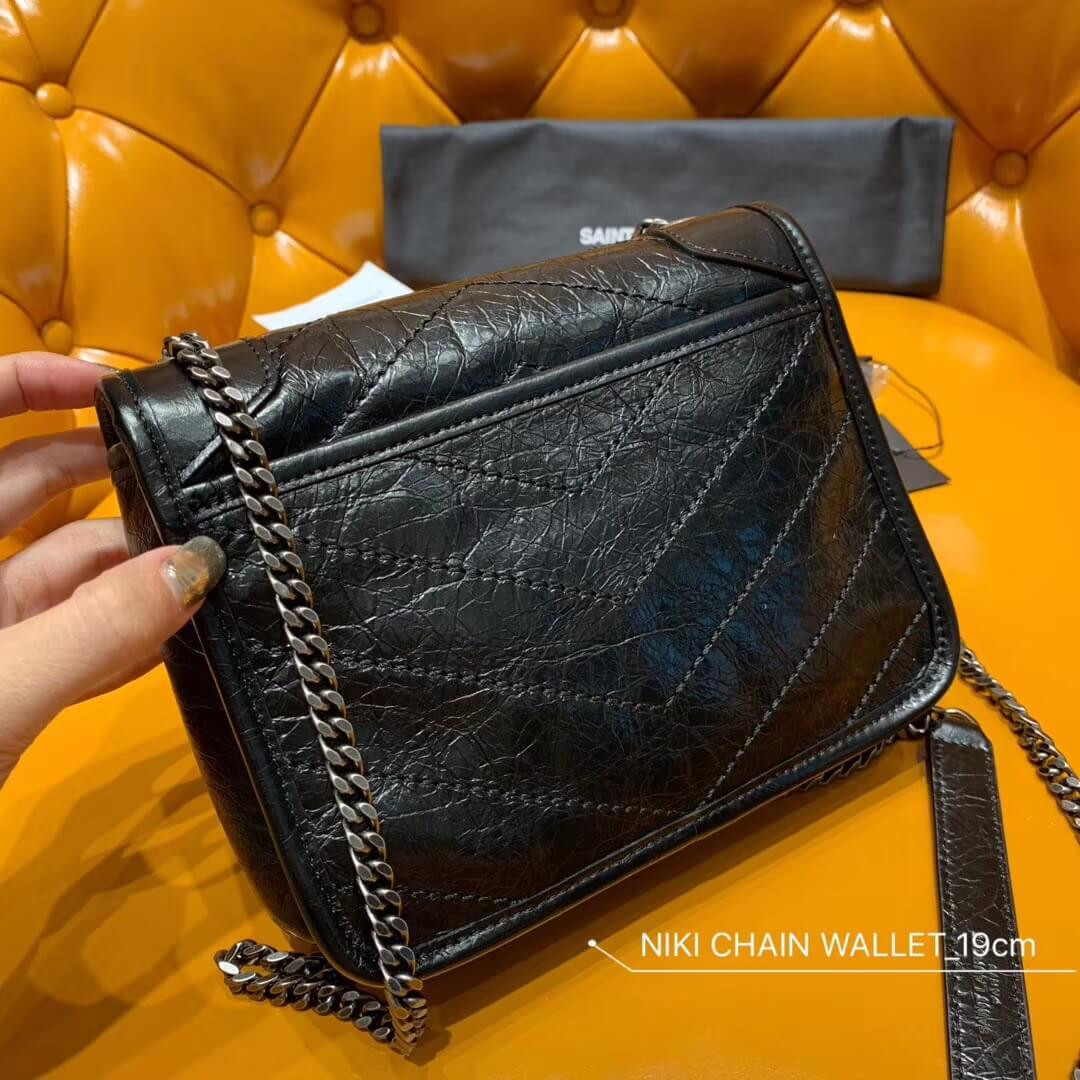 Saint Laurent Niki Chain Wallet Shoulder Bag 583103