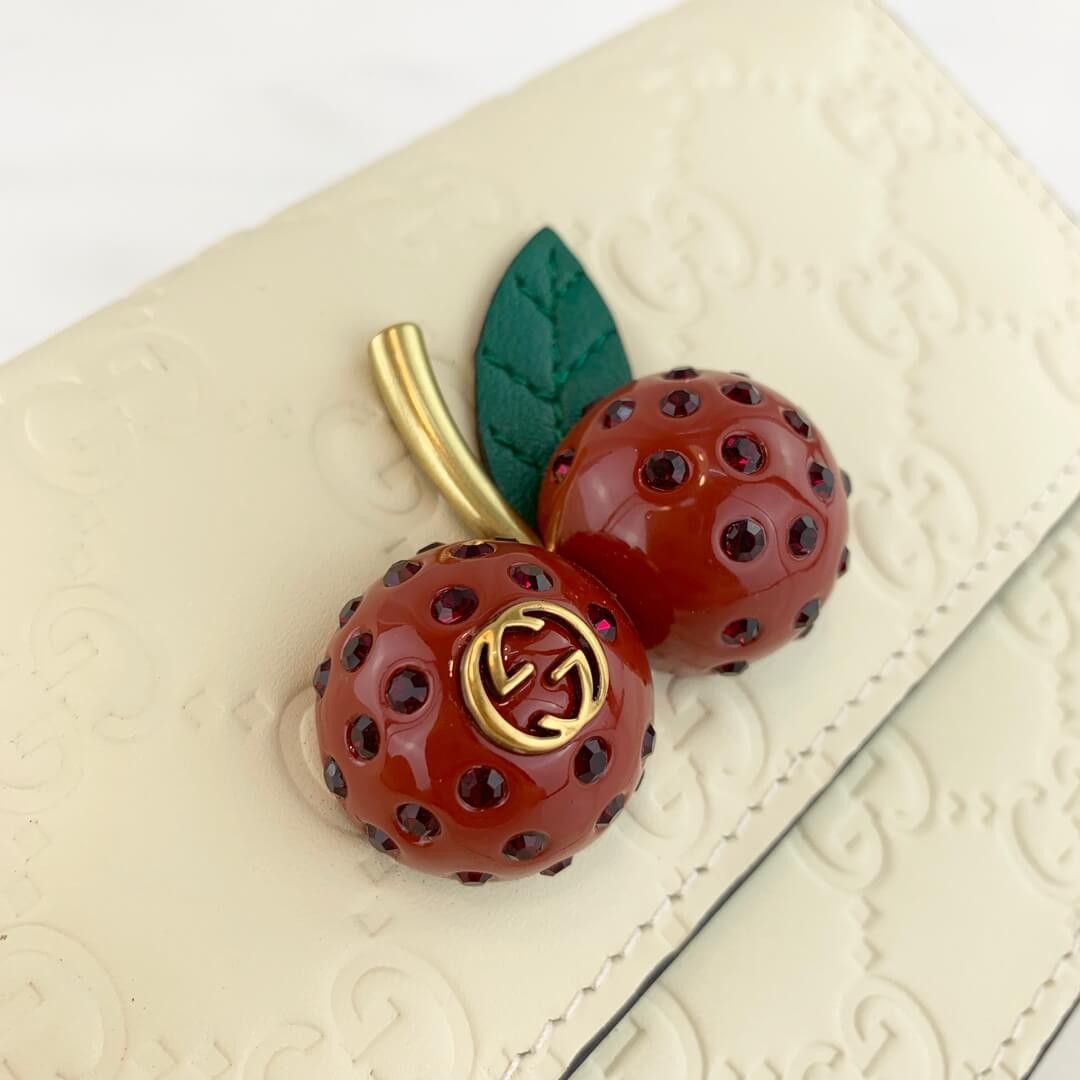 Gucci Signature Mini Bag With Cherries 481291