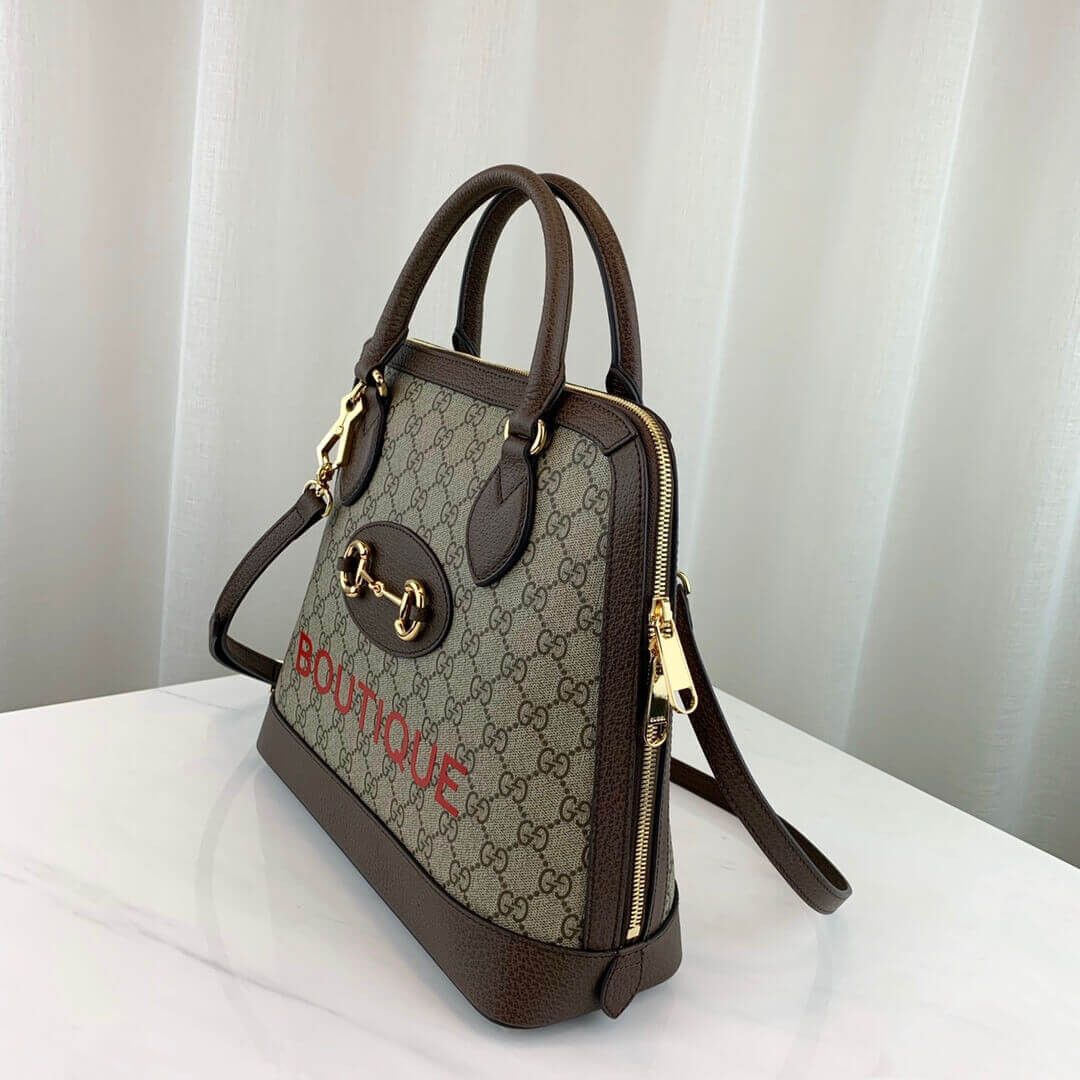 Gucci 1955 Horsebit Medium Top Handle Bag 602206