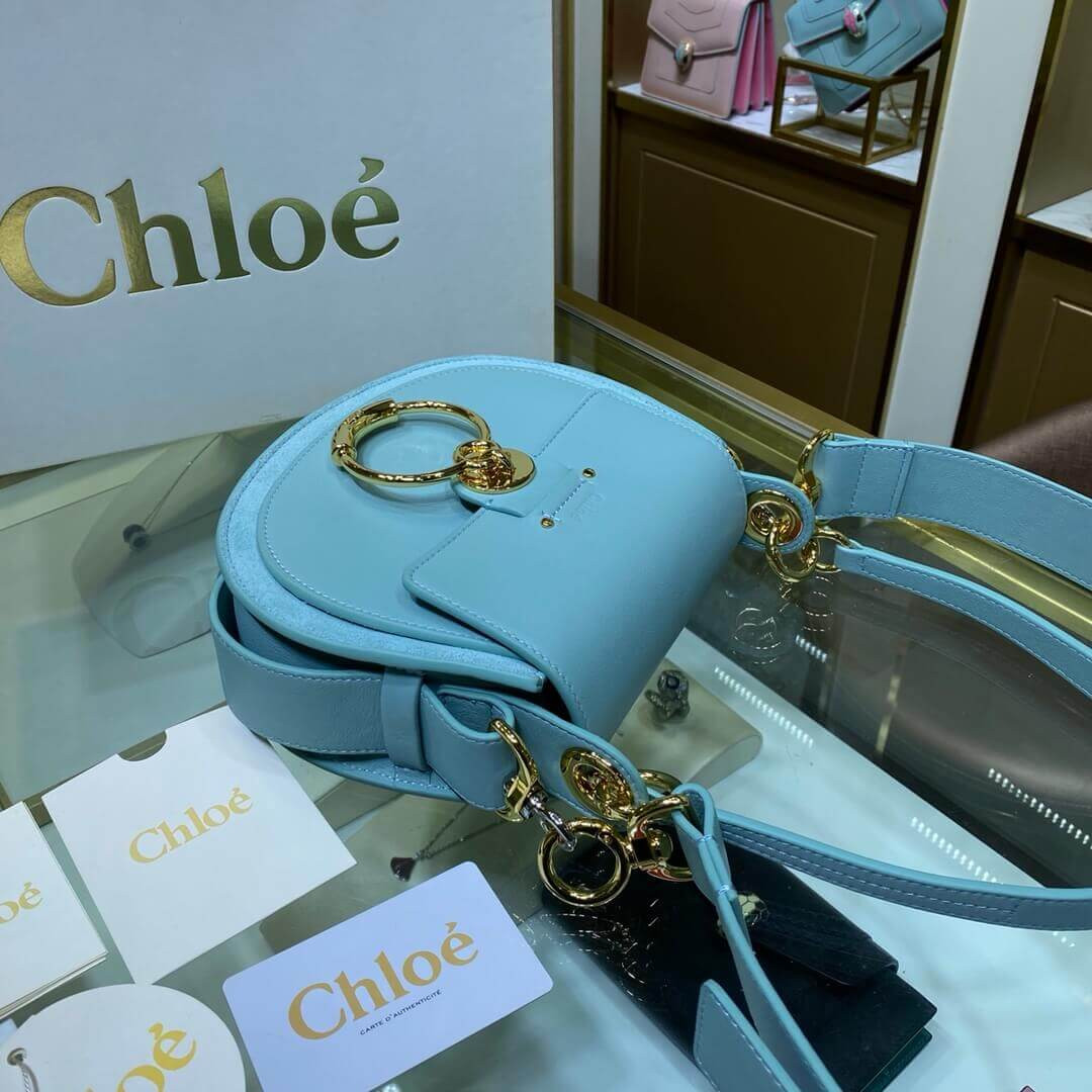 Chloe Small Tess Bag In Calfskin S1153