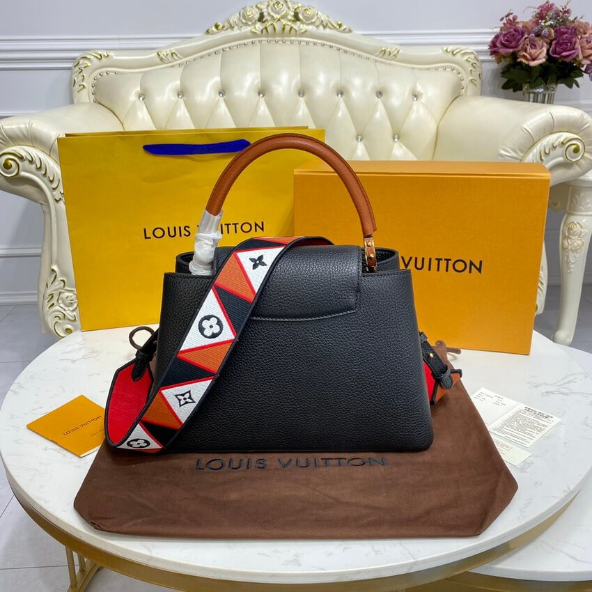 Louis Vuitton Capucines MM M59020 Noir/Rouge