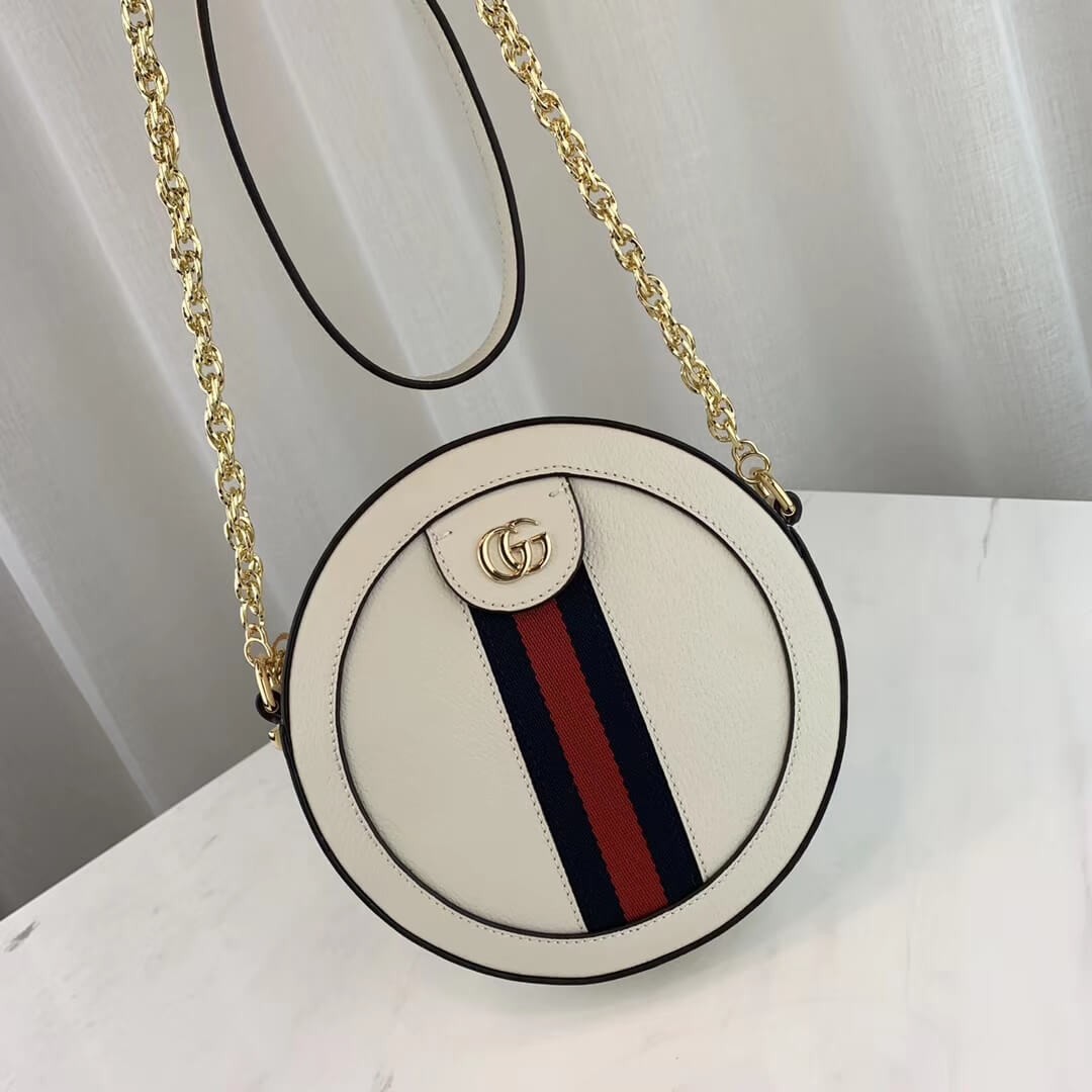 Gucci Ophidia Mini Round Shoulder Bag 550618