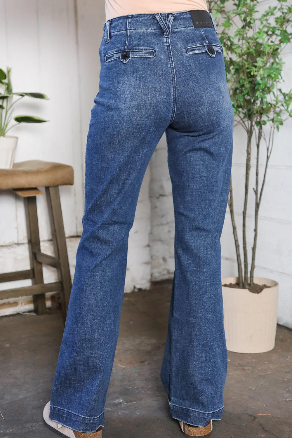 Judy Blue Trouser Bootcut Stretch Denim Jeans
