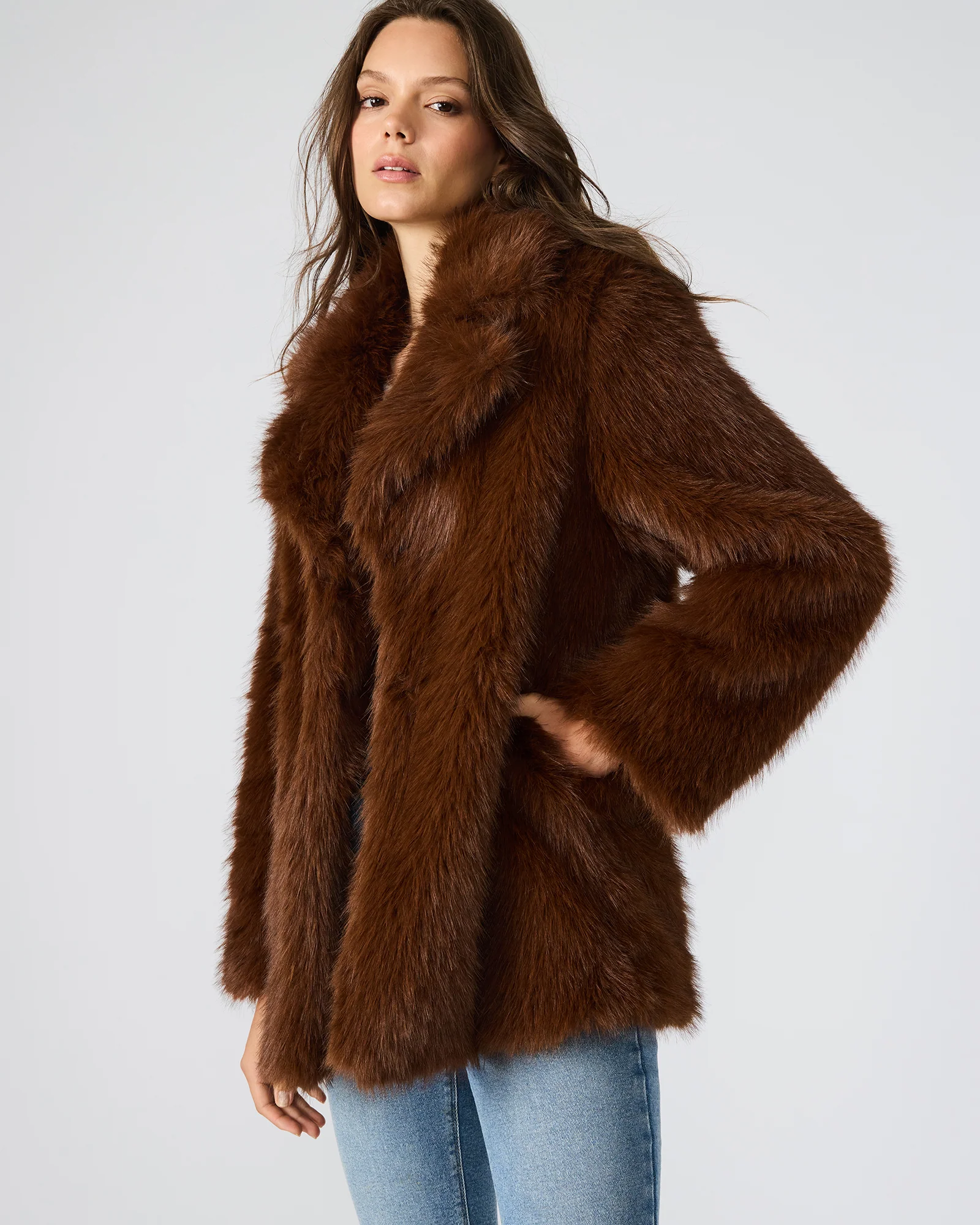 KINDRA COAT BROWN