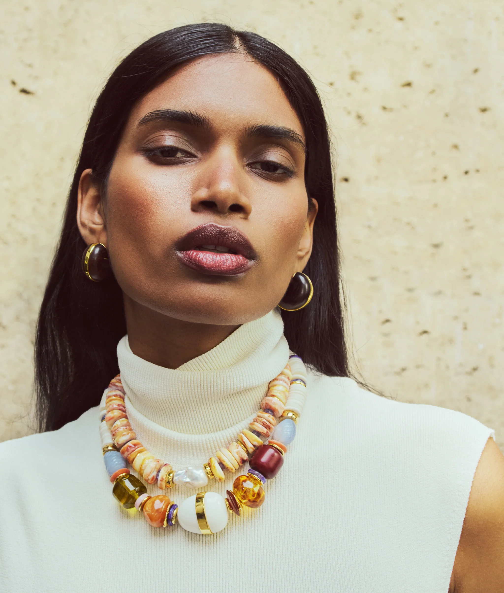 Halo Hoops in Acacia Wood