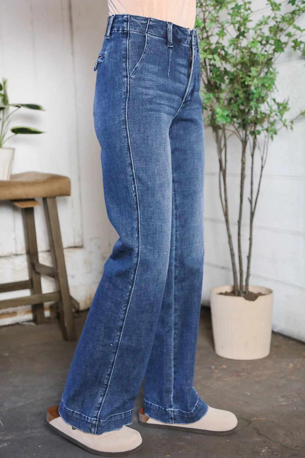 Judy Blue Trouser Bootcut Stretch Denim Jeans