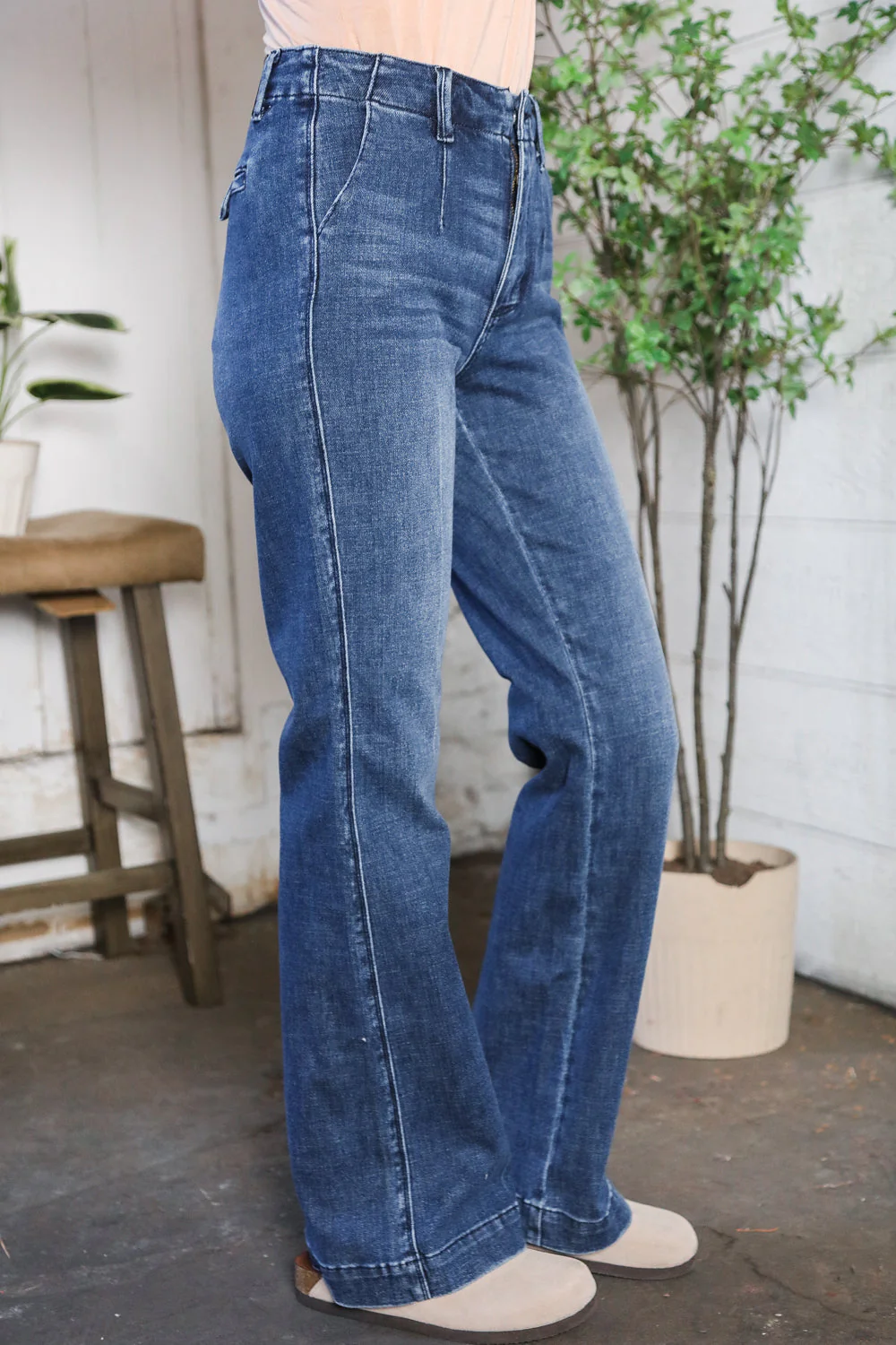 Judy Blue Trouser Bootcut Stretch Denim Jeans