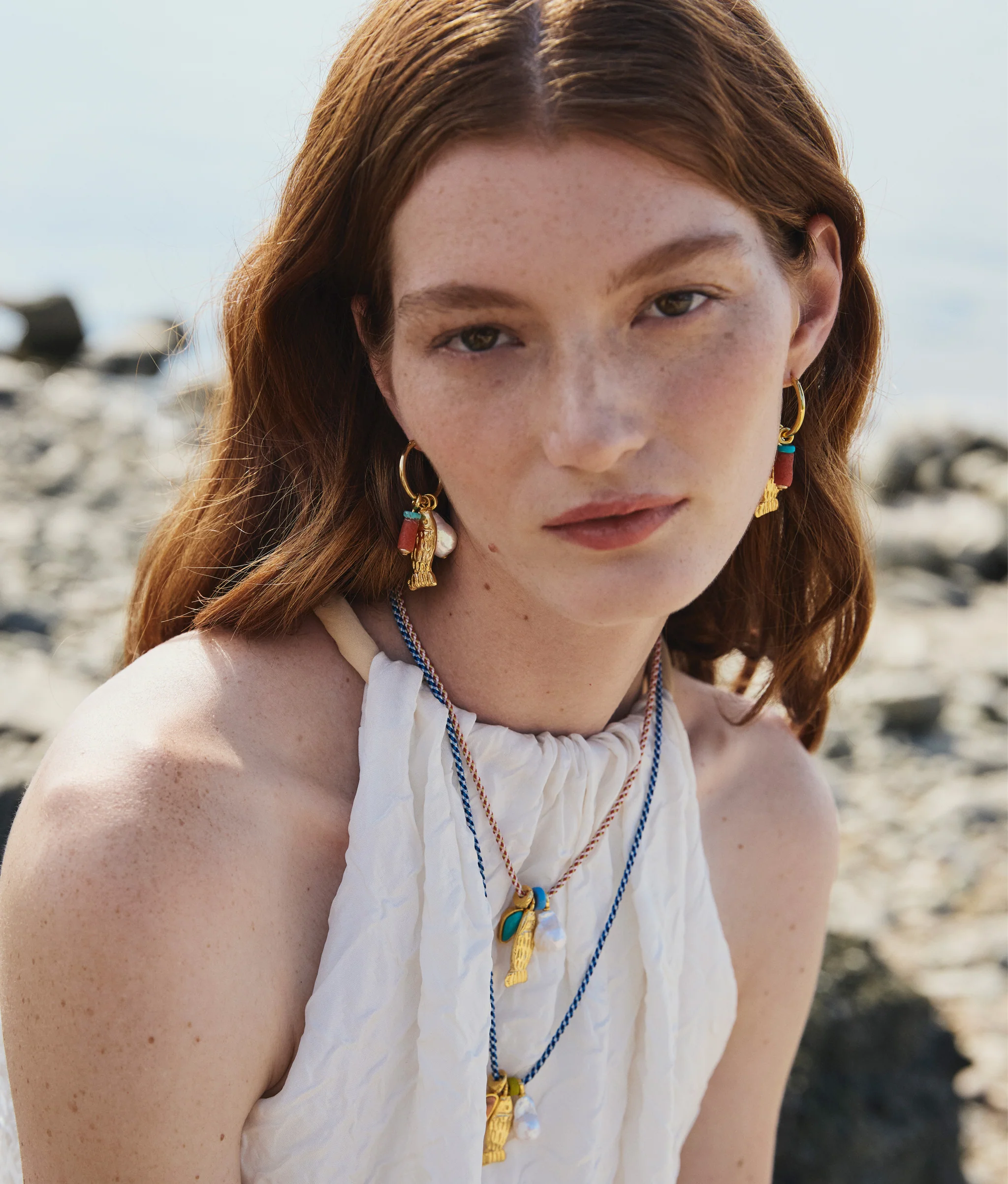 Minnow Hoop Earrings