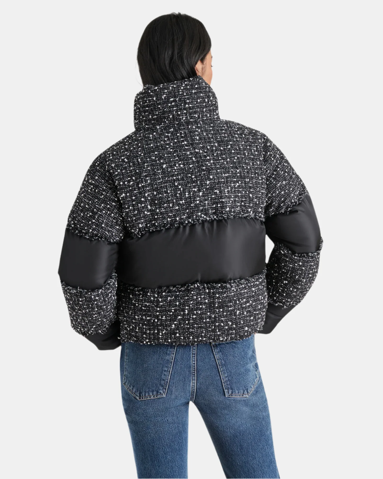 SNOW DROP JACKET BLACK MULTI