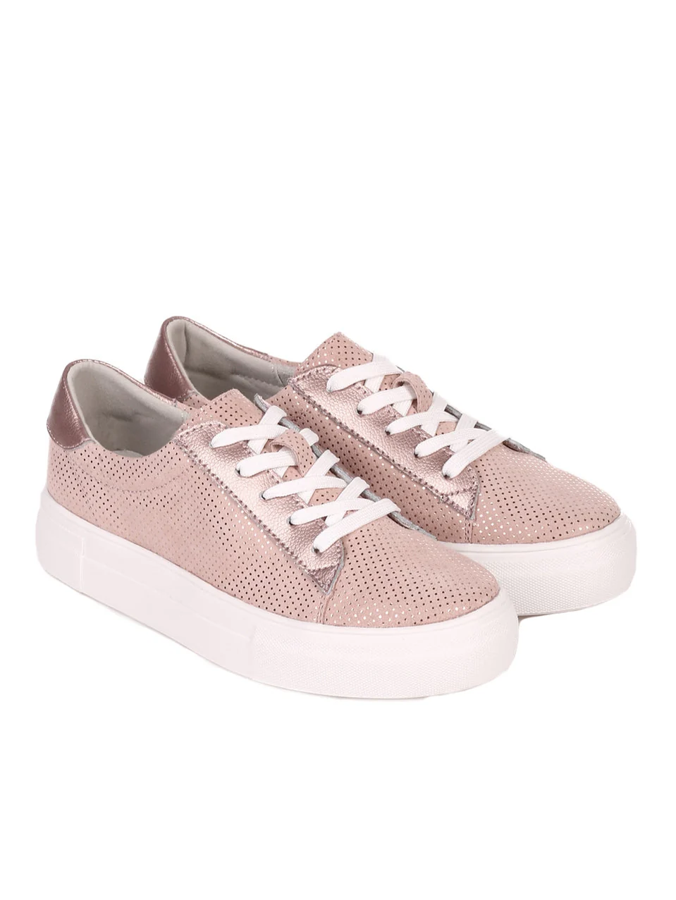 Low Pink Mesh Sneaker
