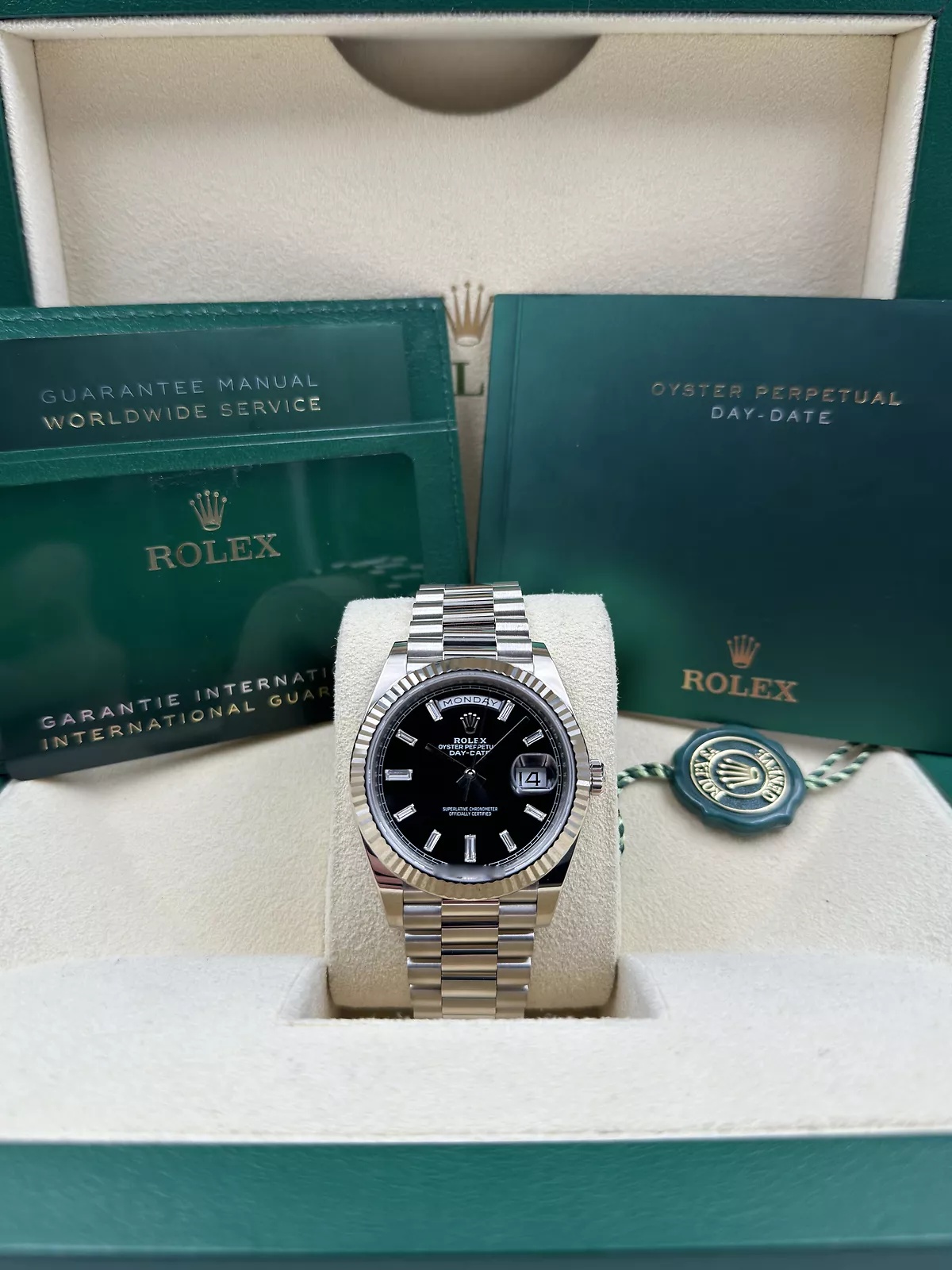 Rolex  Day-Date 40mm  Black Diamonds Dial 228236-0004