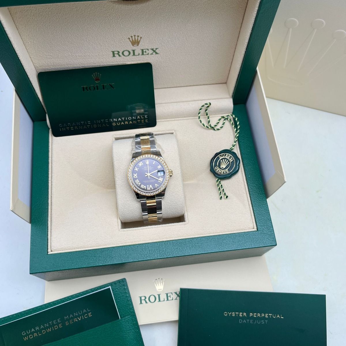 Rolex Datejust m278383RBR-0017/0018 31mm Dark Grey Dial Oyster Bracelet