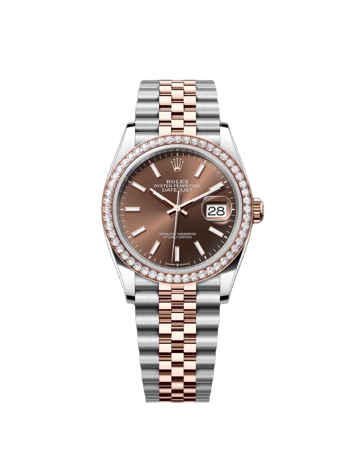 Rolex  Datejust 36mm 126281 Chocolate Dial Oyster Bracelet