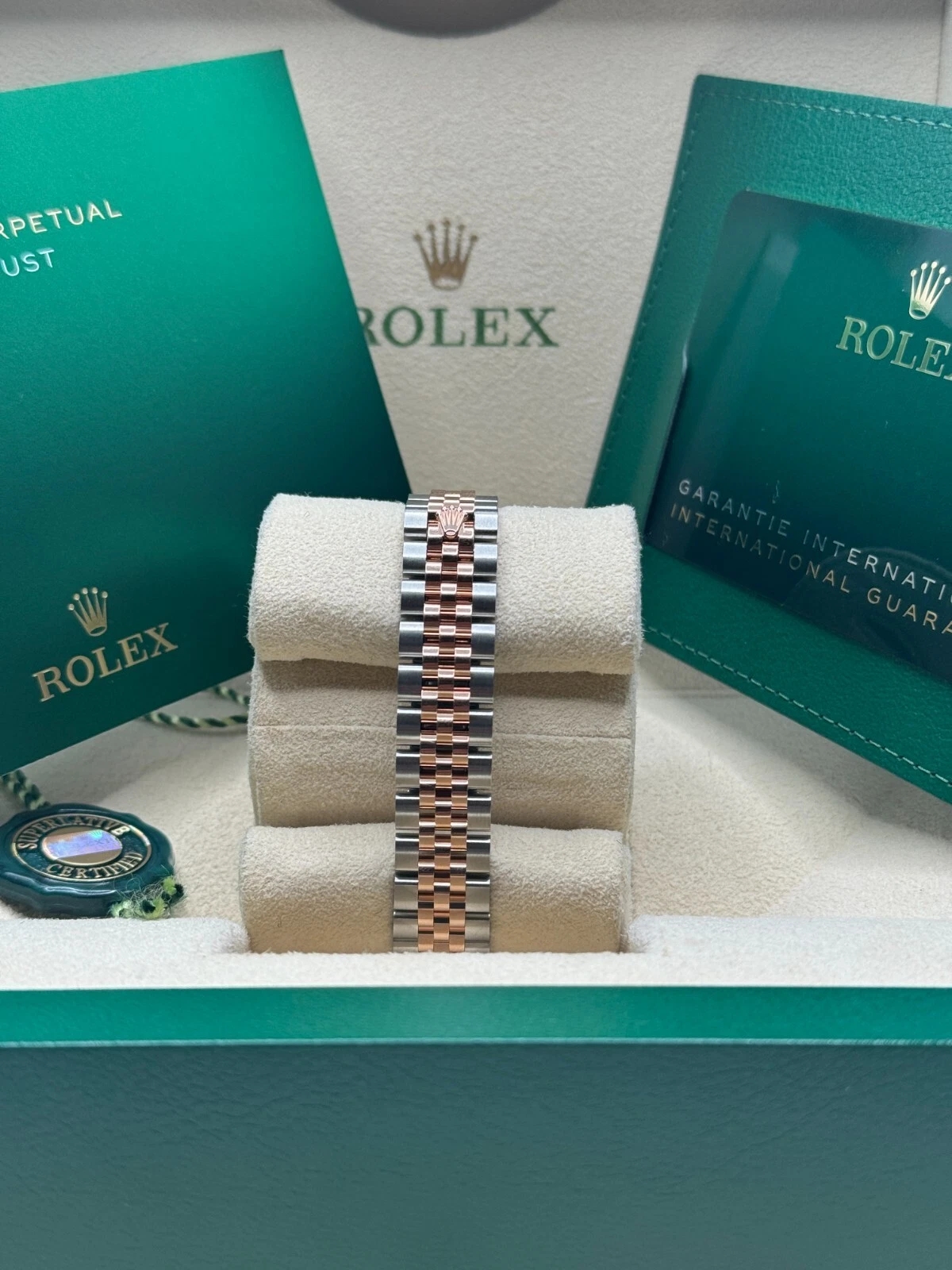 Rolex Lady-Datejust 28mm 279381RBR Chocolate Roman Dial Oyster Bracelet