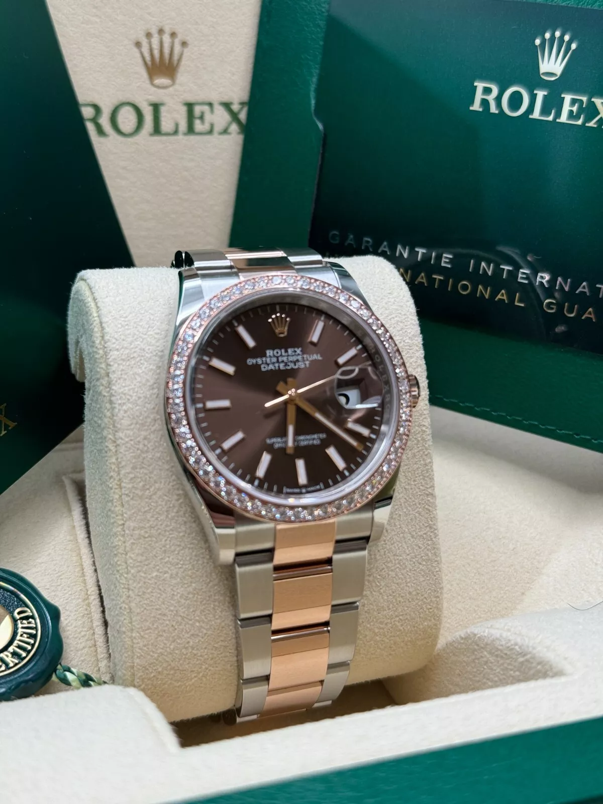 Rolex  Datejust 36mm 126281 Chocolate Dial Oyster Bracelet
