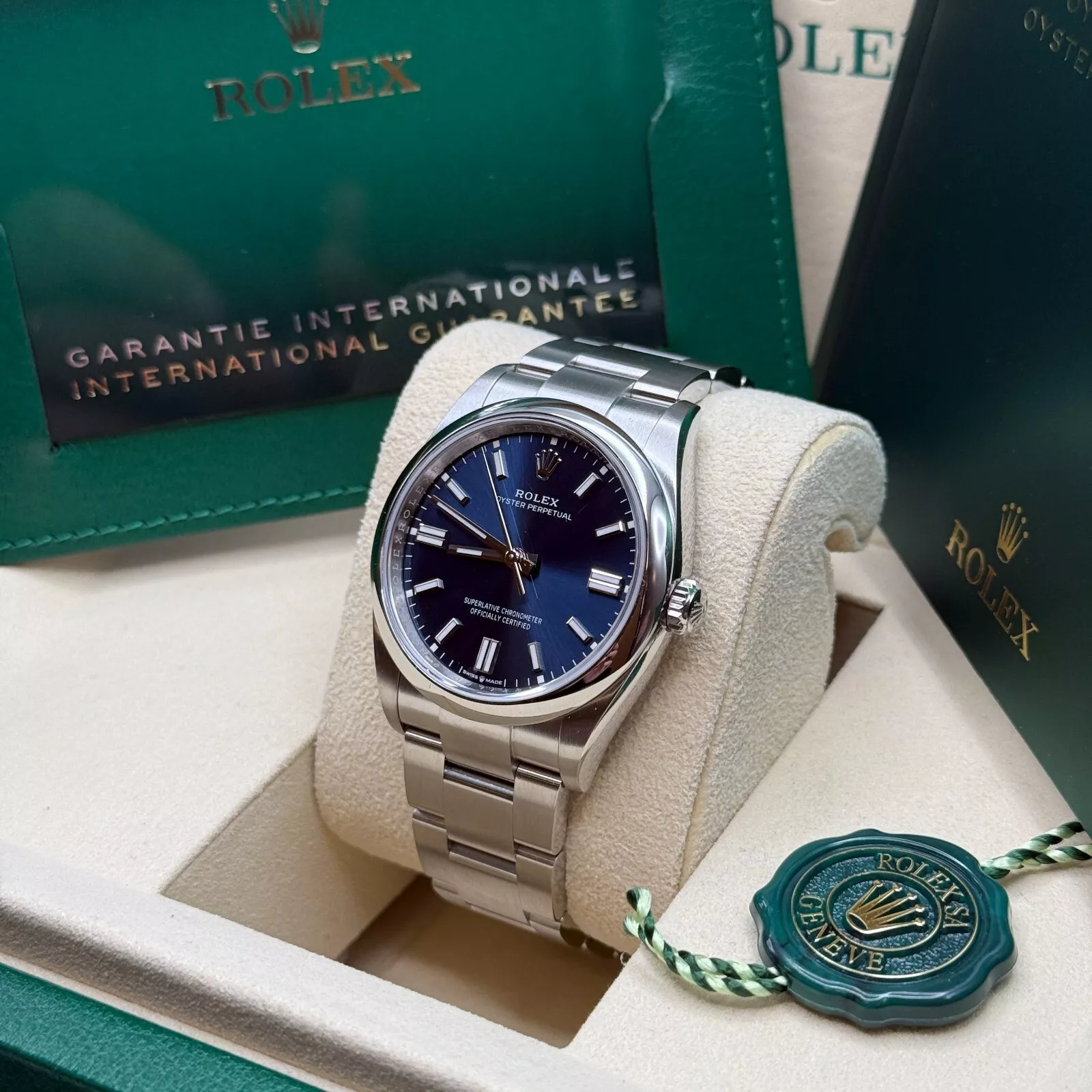 Rolex Oyster Perpetual 36mm 126000-0015 Blue Dial Stainless Steel Oyster Bracelet
