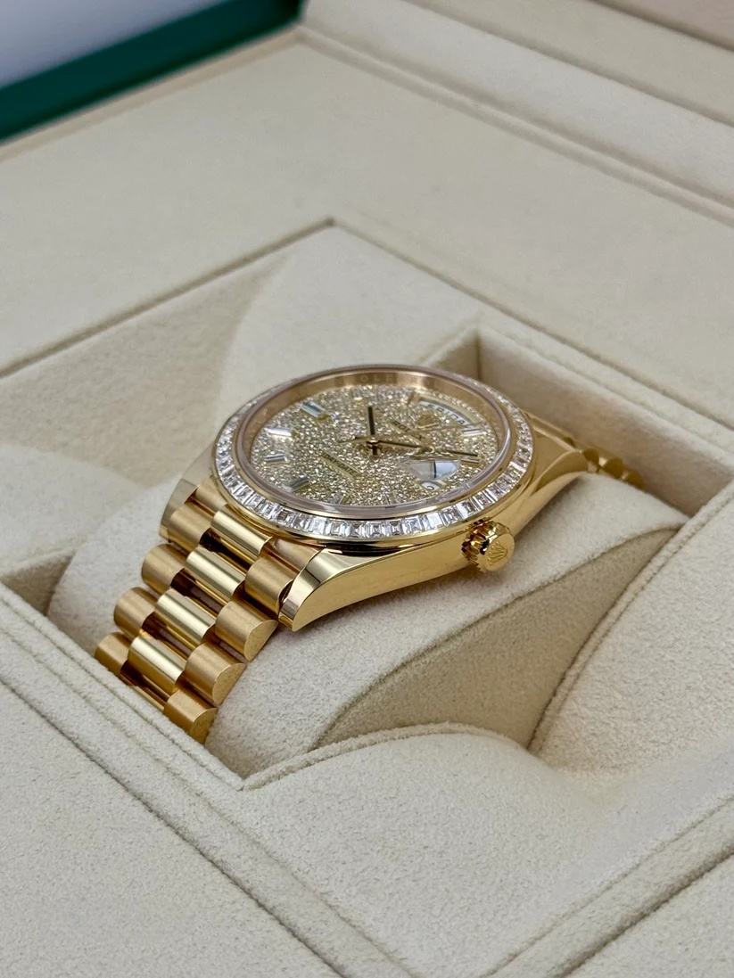 Rolex Day-Date 40mm 228398TBR-0036 Diamond Paved Dial President Watch