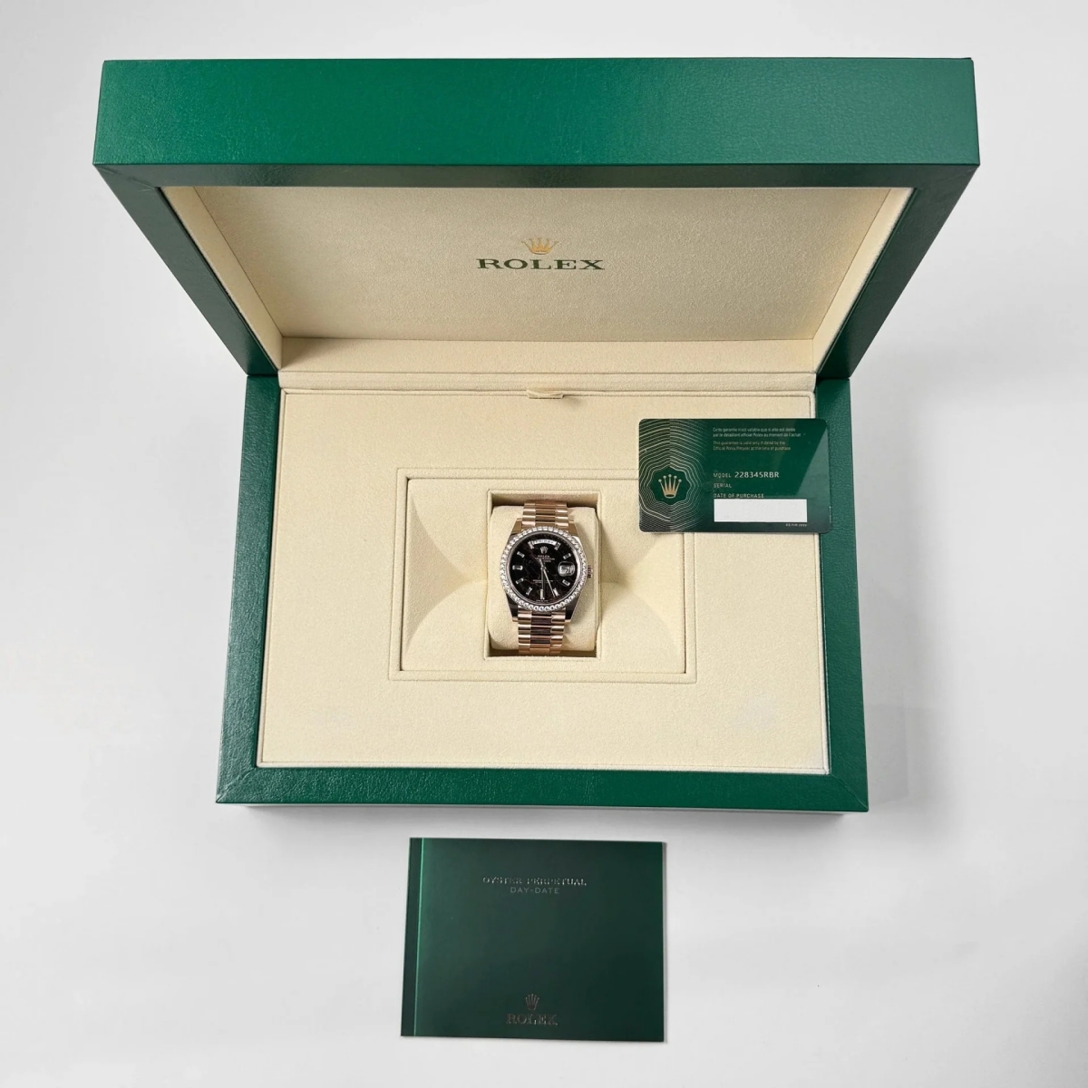 Rolex  Day-Date 40mm Eisenkiesel / Diamonds Dial 228345rbr-0016