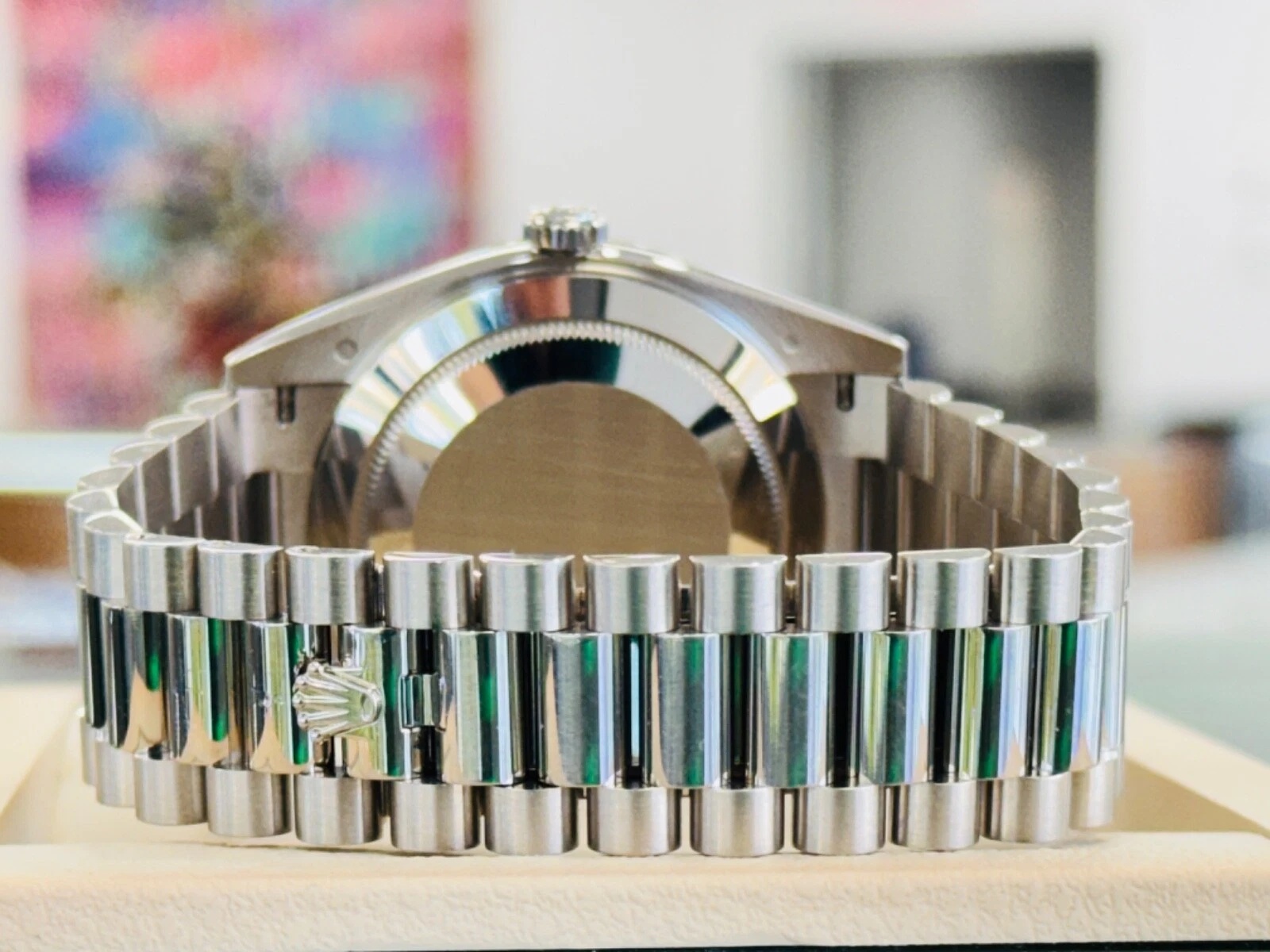 Rolex Day-Date 40mm 228349RBR-0001 Silver Dial President Bracelet