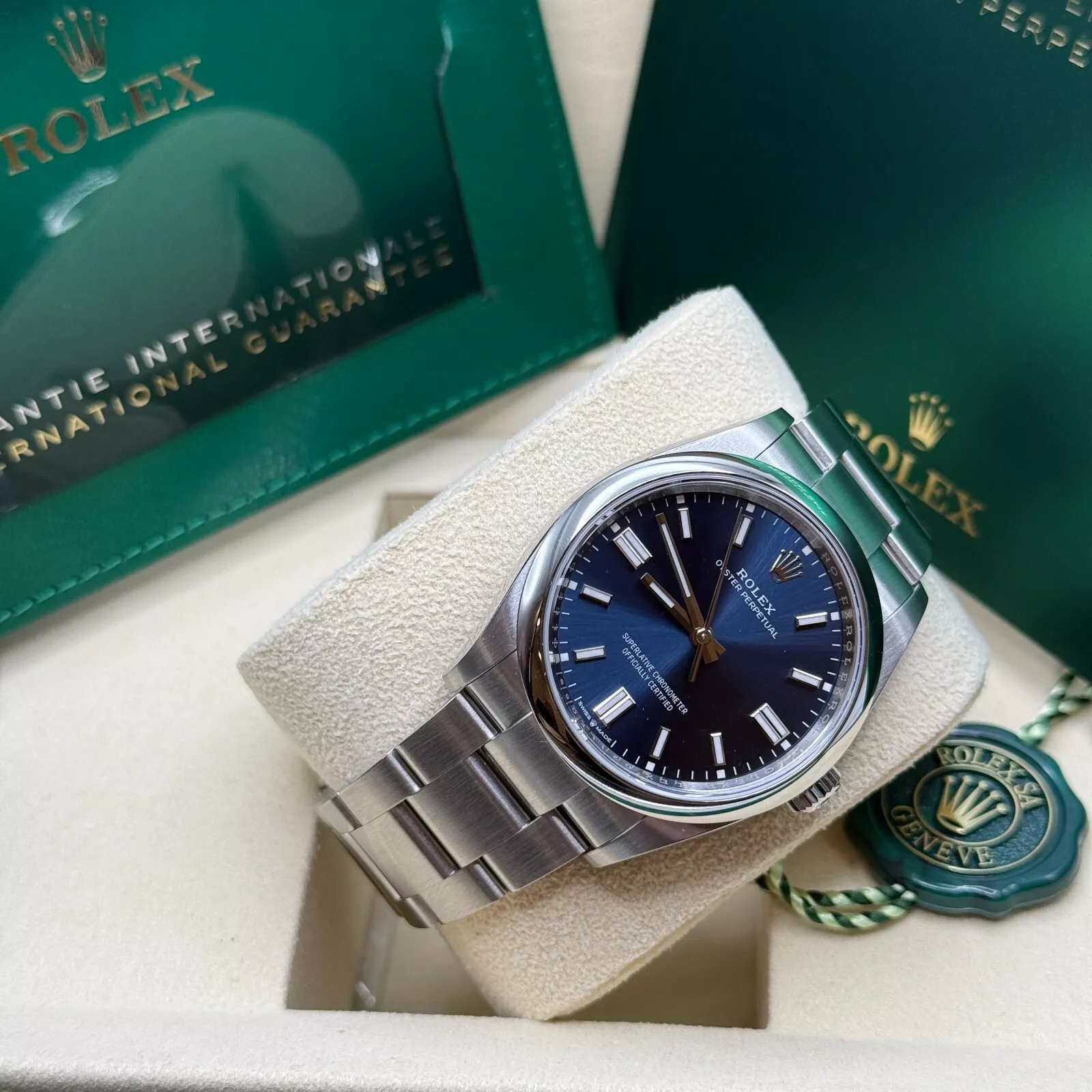Rolex Oyster Perpetual 36mm 126000-0015 Blue Dial Stainless Steel Oyster Bracelet