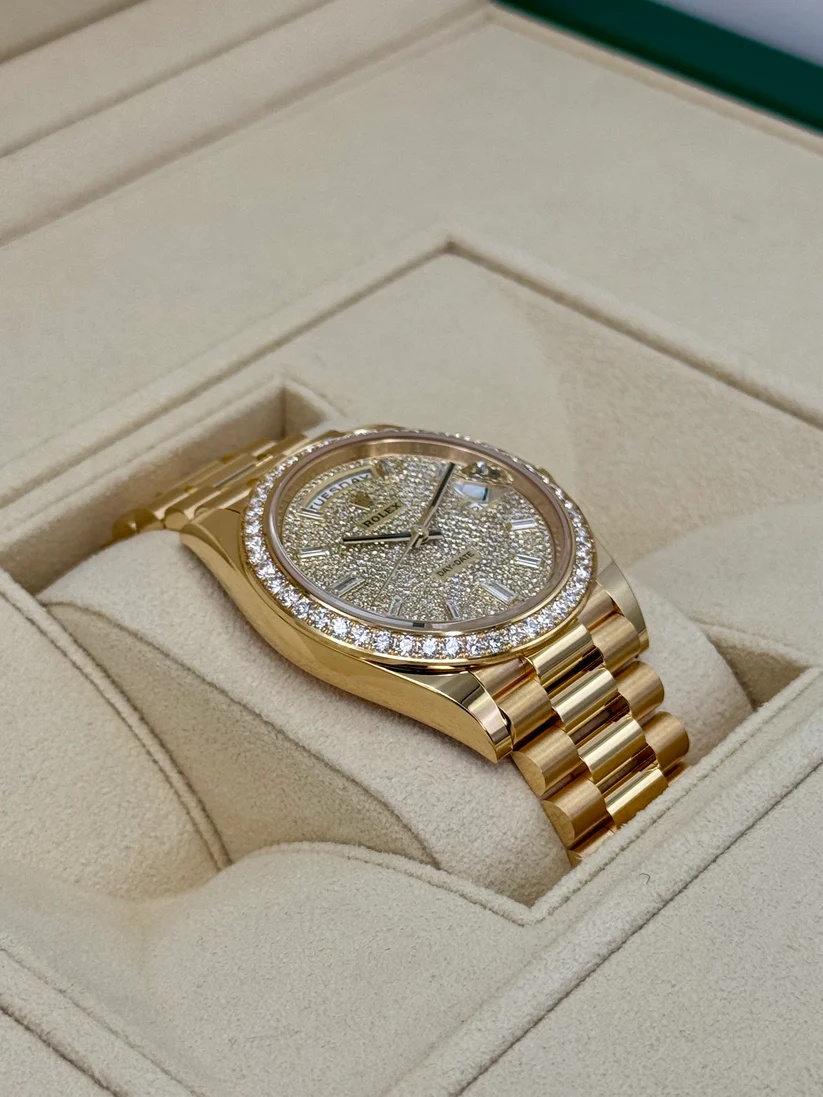 Rolex Day-Date 40mm Diamond Dial Watch 228348RBR-0037