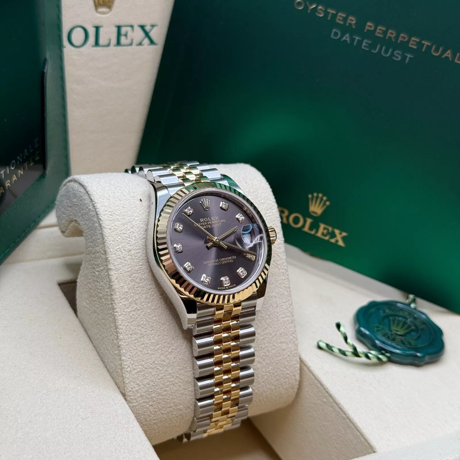 Rolex Datejust m278273-0021/0022 31mm Dark Grey Dial Stainless Steel and Yellow Gold Oyster Watch