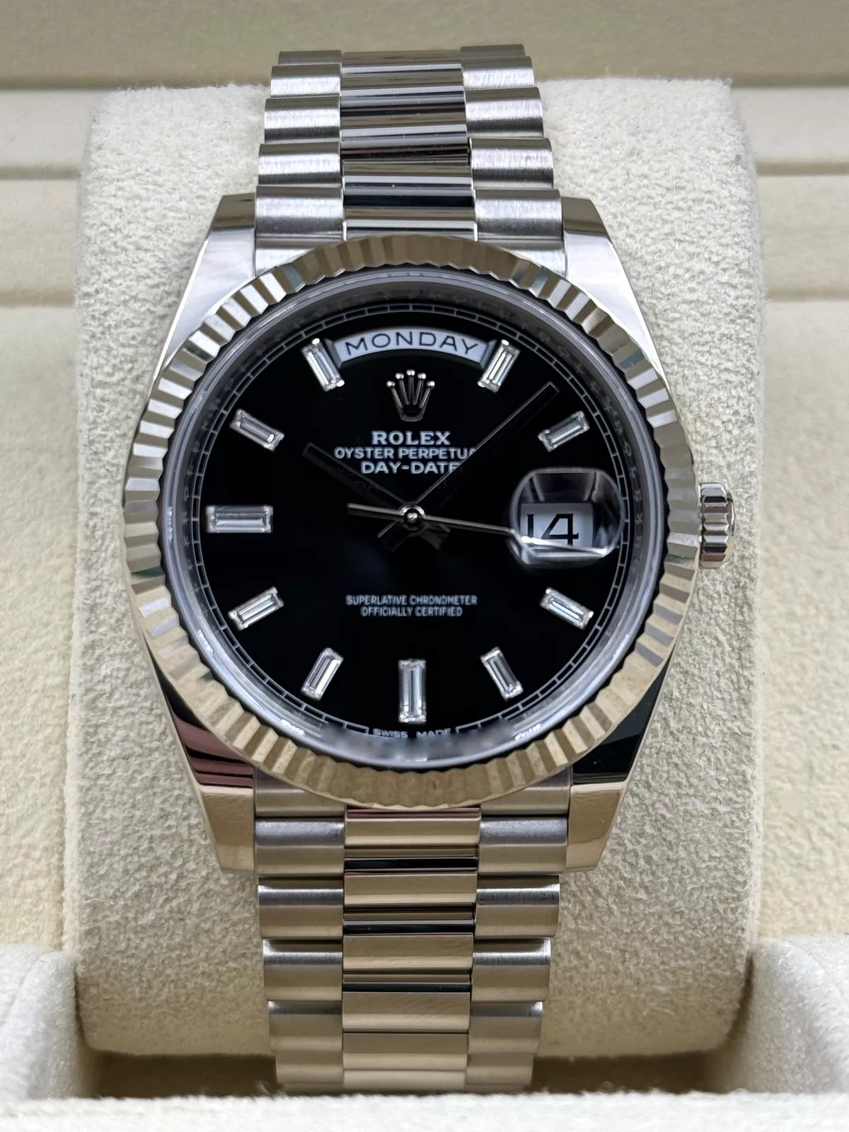 Rolex  Day-Date 40mm  Black Diamonds Dial 228236-0004