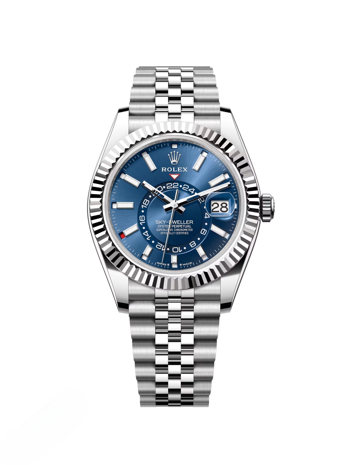 Rolex  Sky-Dweller 42mm 336934-0006 Stainless Steel Blue Dial Jubilee