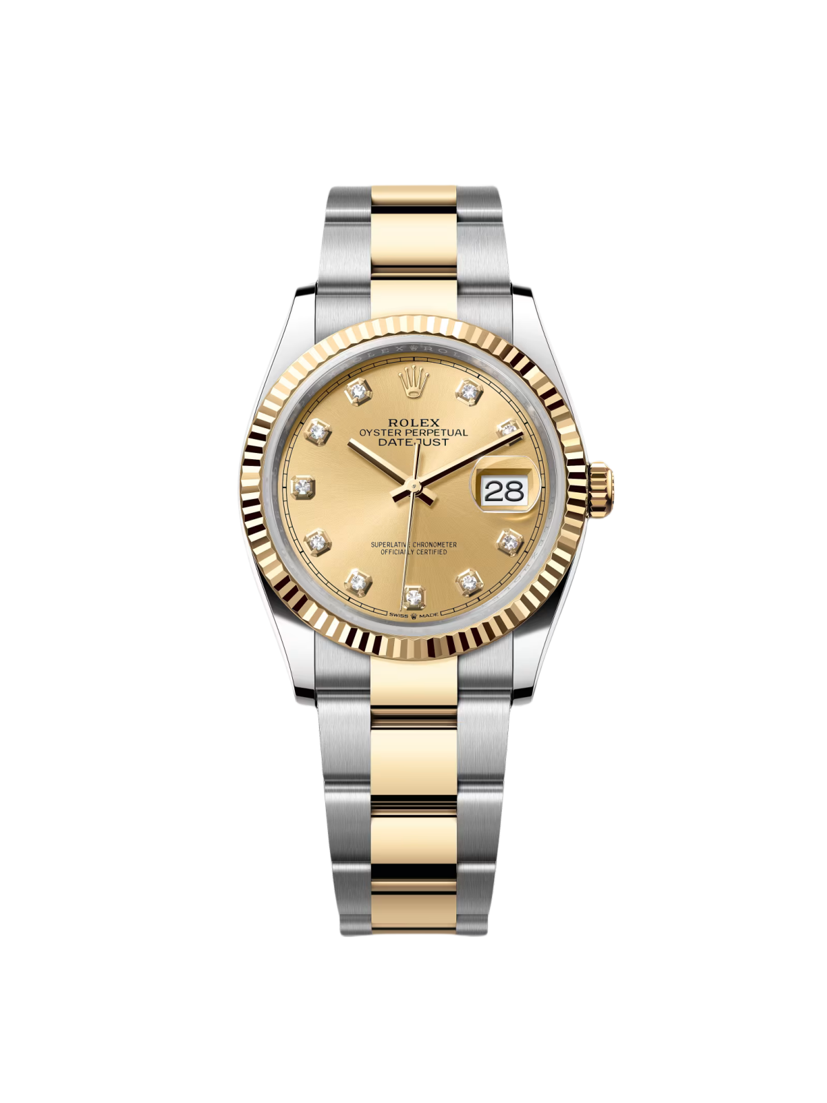 Rolex  Datejust 36mm 126233 Champagne Dial Jubilee Bracelet Watch