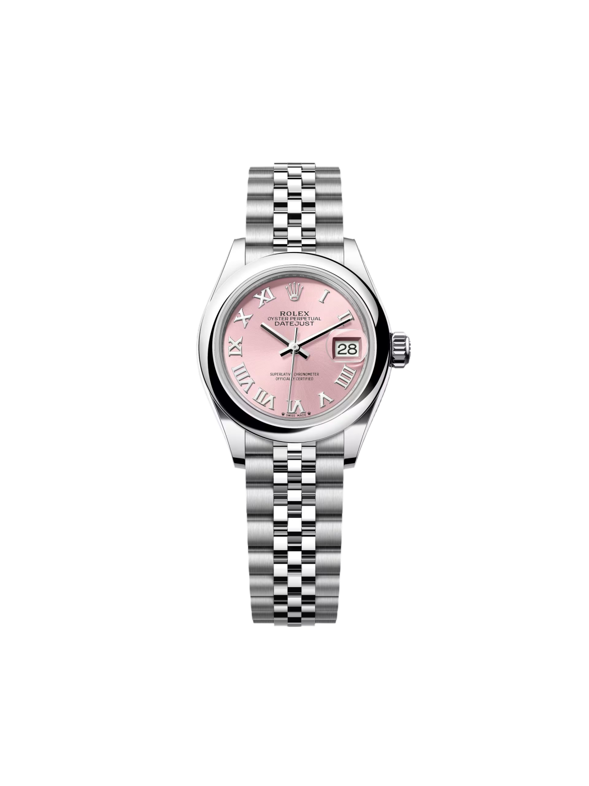 Rolex Lady-Datejust 279160 Oyster Perpetual 28mm Pink Dial Oyster Bracelet