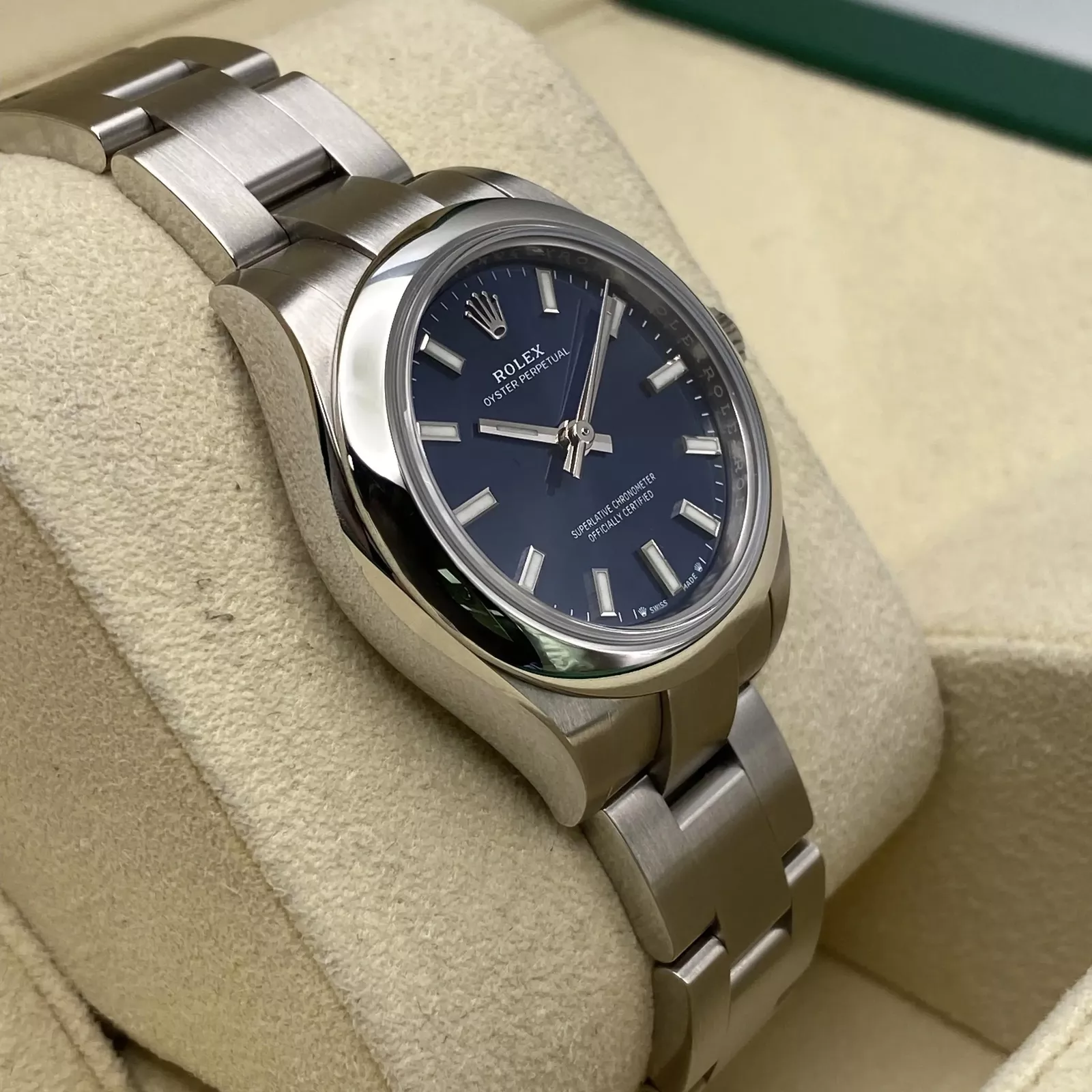 Rolex Oyster Perpetual 31mm 277200-0017 Blue Dial Oyster Bracelet Watch