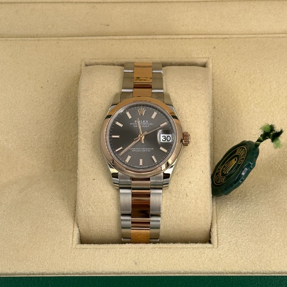 Rolex Datejust m278241-0017/0018 Slate 31mm Dial Oyster Bracelet Watch