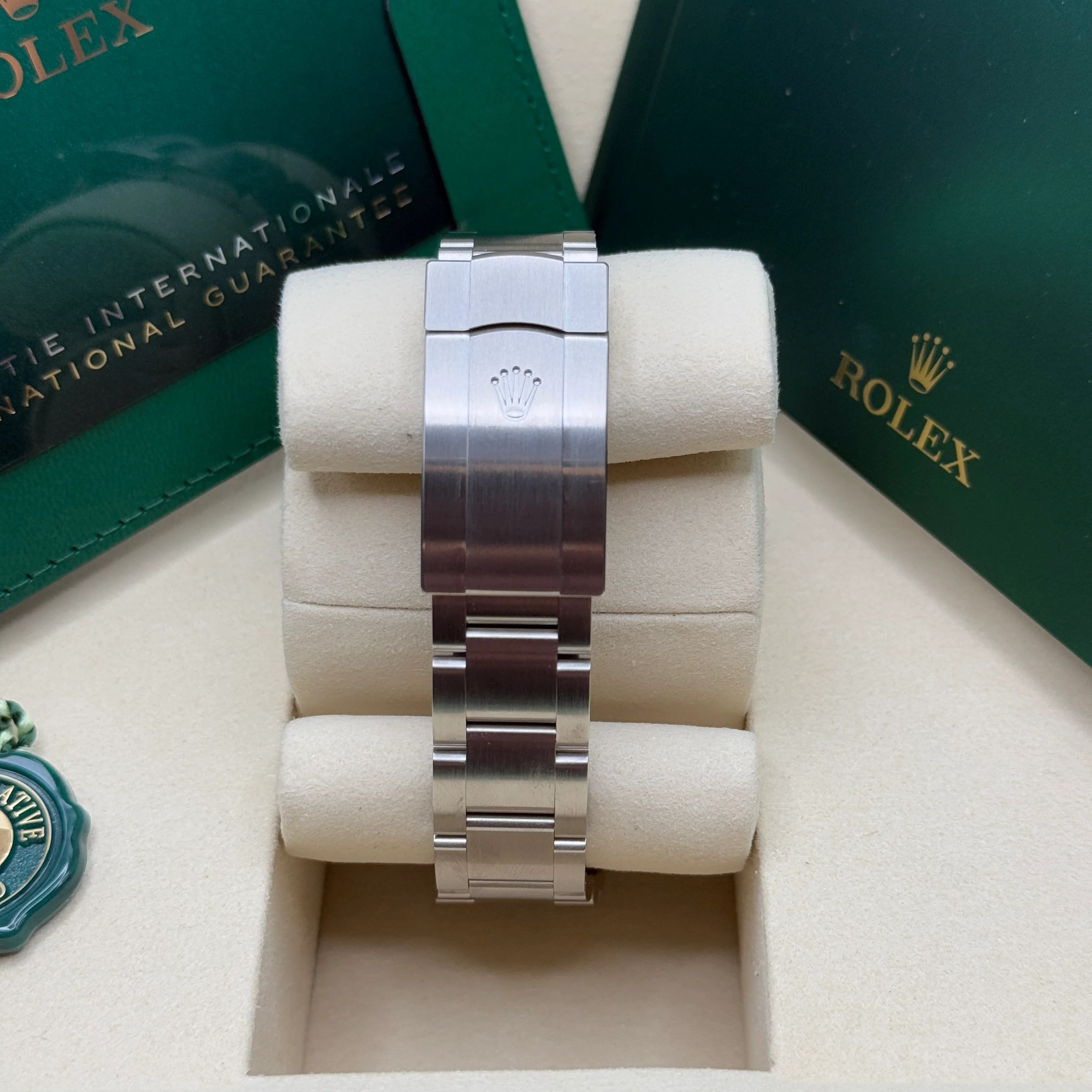 Rolex Oyster Perpetual 41mm 124300-0003 Oyster Perpetual Stainless Steel Blue Index Dial Watch